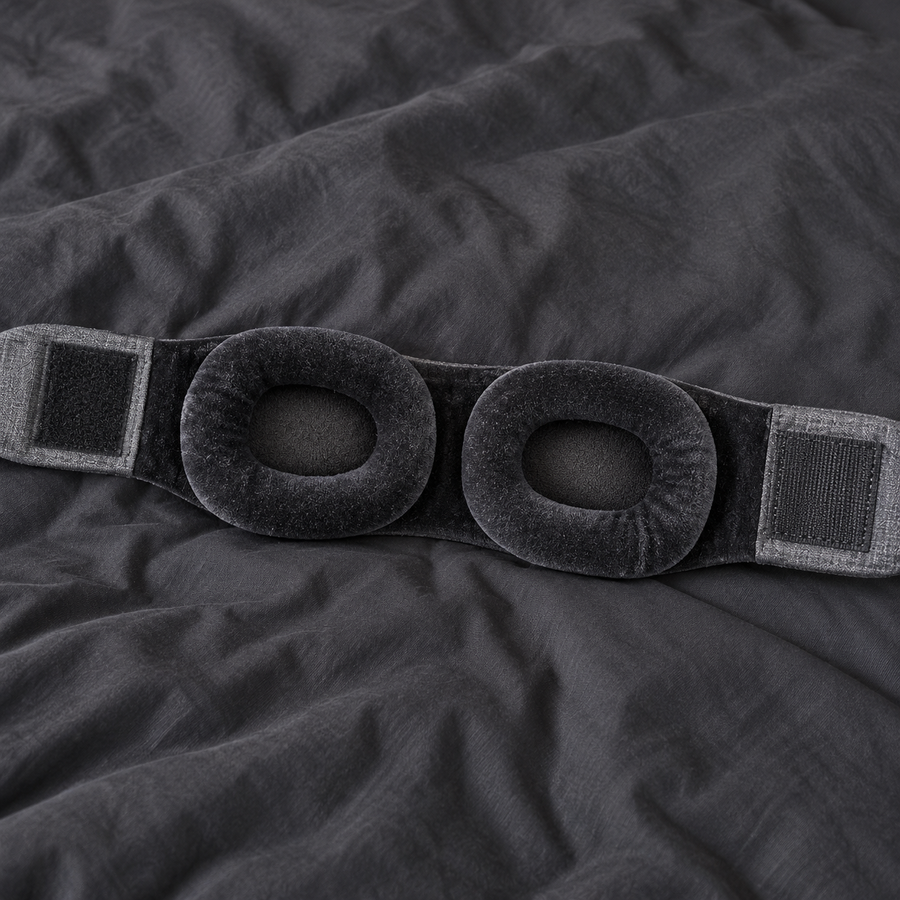 Close-up of the 3D contoured eye cups