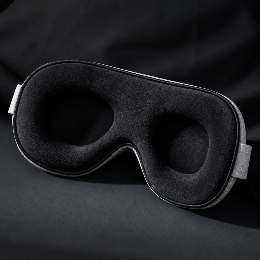 Close-up of the 3D contoured eye cups